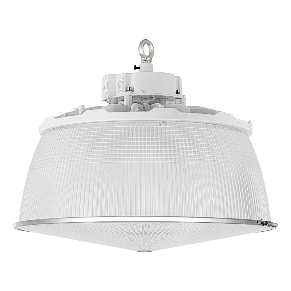 85-150W WHITE Selectable LED UFO High Bay Light AC120-277V WSD-UFO851215W27-3545K-W-H