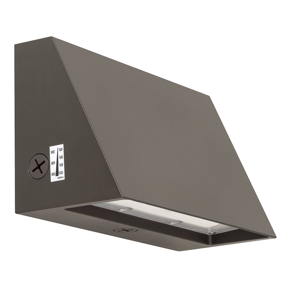 12W-30W Selectable LED Architectural Wall Pack Light with Photocell AC120-277V WSD-AFW12182430W27-345K-D-P - Lighting of Tomorrow