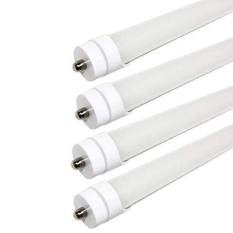 ZELL | LED T8 Tube | 60 Watt | 7800 Lumens | 5000K | 100V-277V | 8ft | Frosted Lens | Double Ended Power | ETL & DLC Listed