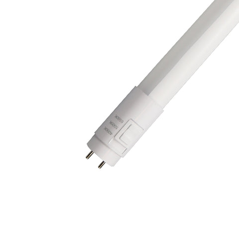 GLACIER | LED T8 Glass Tube | 18 Watt | 2250 Lumens | Adj CCT 4000K/5000K/6500K | 120-277Vac | 4ft | Frosted Lens | Type A+B | Double Ended Power | ETL & DLC Listed