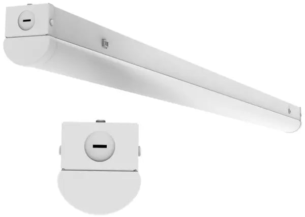 Image of a 90W LED Strip Light, tunable wattage (70W/80W/90W) and CCT (3000K/3500K/4000K/5000K), in white finish.