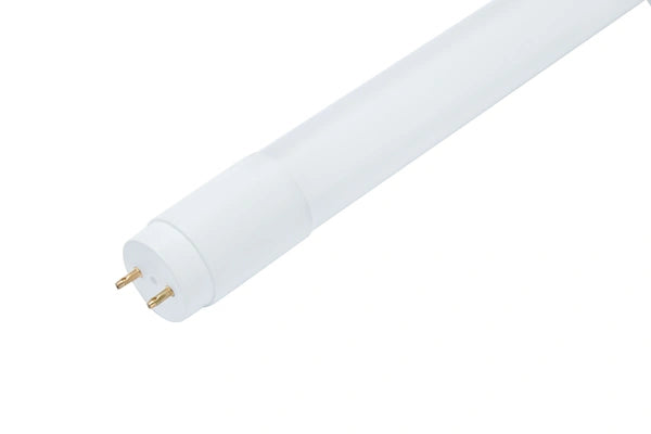 Frosted 4ft LED T8 Tube for Dual Mode (Type A & B) installations, featuring shatter-resistant glass and 0-10V dimming.
