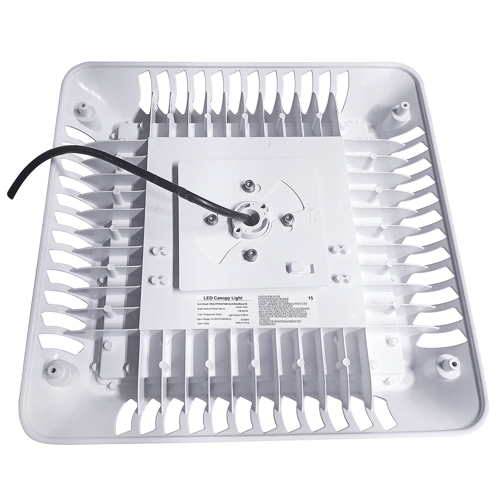 200W LED Gas Station Canopy Light AC120-277V WSD-CP20W27-50K-W - Lighting of Tomorrow