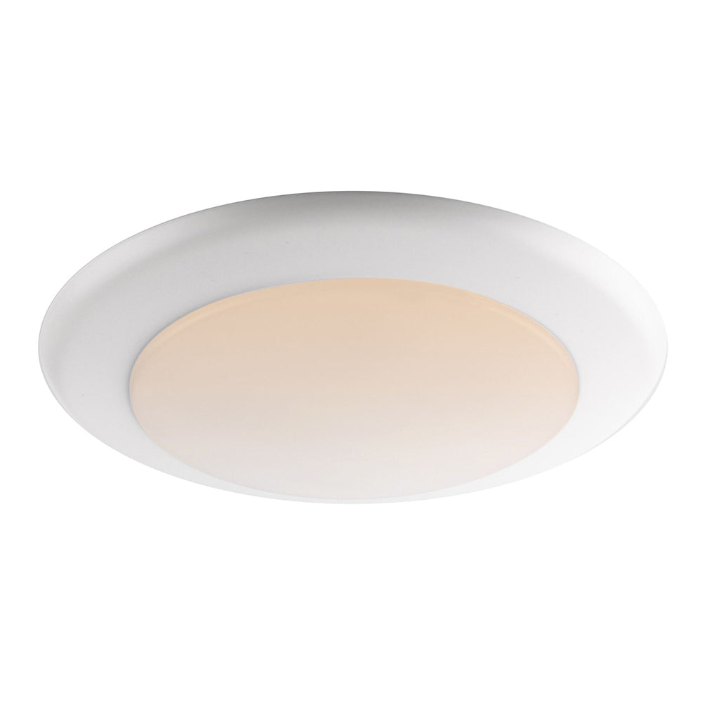 6 inch 15W LED Disk Down Light 5CCT Selectable D236D-90-CCT-WH