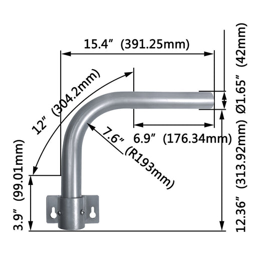 Support Wood Pole and Wall Adaptor