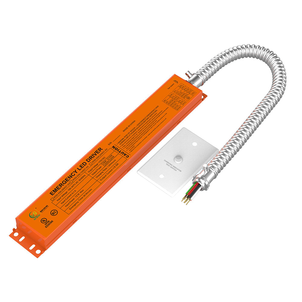 8W Emergency Backup Battery Driver 100-347Vac WSD-EML08W27-XX