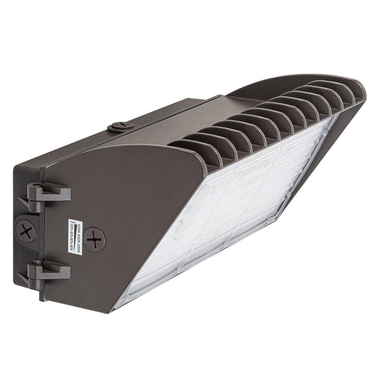 Image of a 28W-70W Selectable LED Semi Cutoff Wall Pack Light with Photocell, AC120-277V, WSD-HWP2842567W27-345K-D-P.