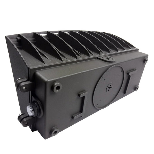 Image of a 100W LED Semi Cutoff Wall Pack Light, AC120-277V, WSD-HWP10W27-50K-G2, designed for outdoor use.