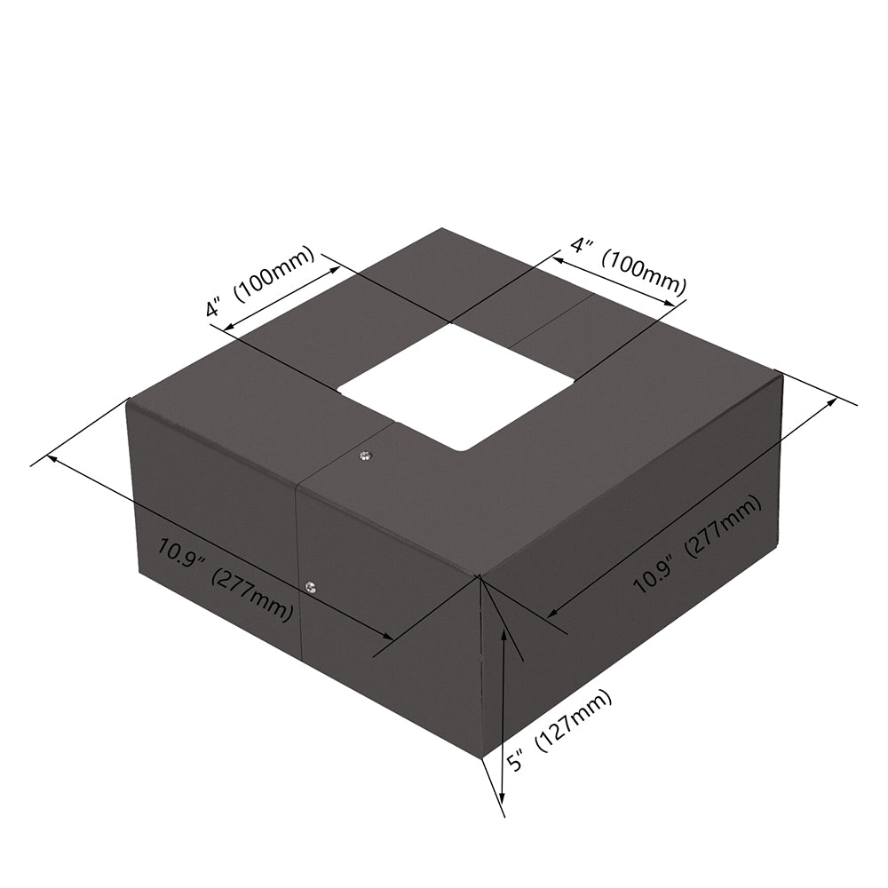 4 inch Square Base Cover WSD-IBS4-D