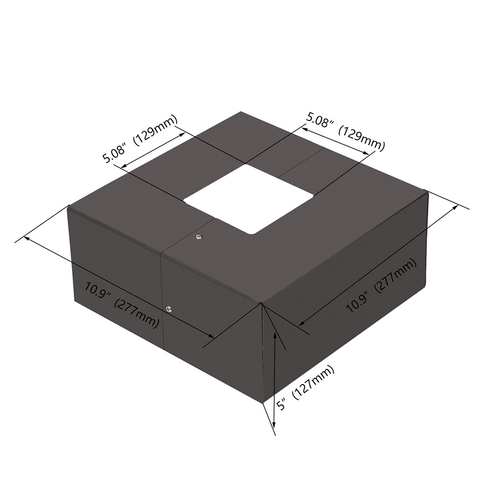 5 inch Square Base Cover WSD-IBS5-D