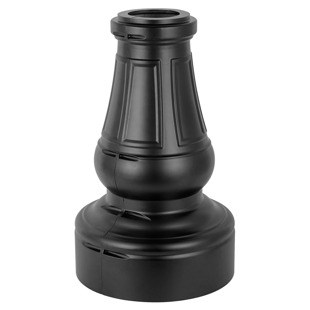 5 inch Decorative Aluminum Bases Cover For Round Light Pole WSD-DBR5-D17H27-D