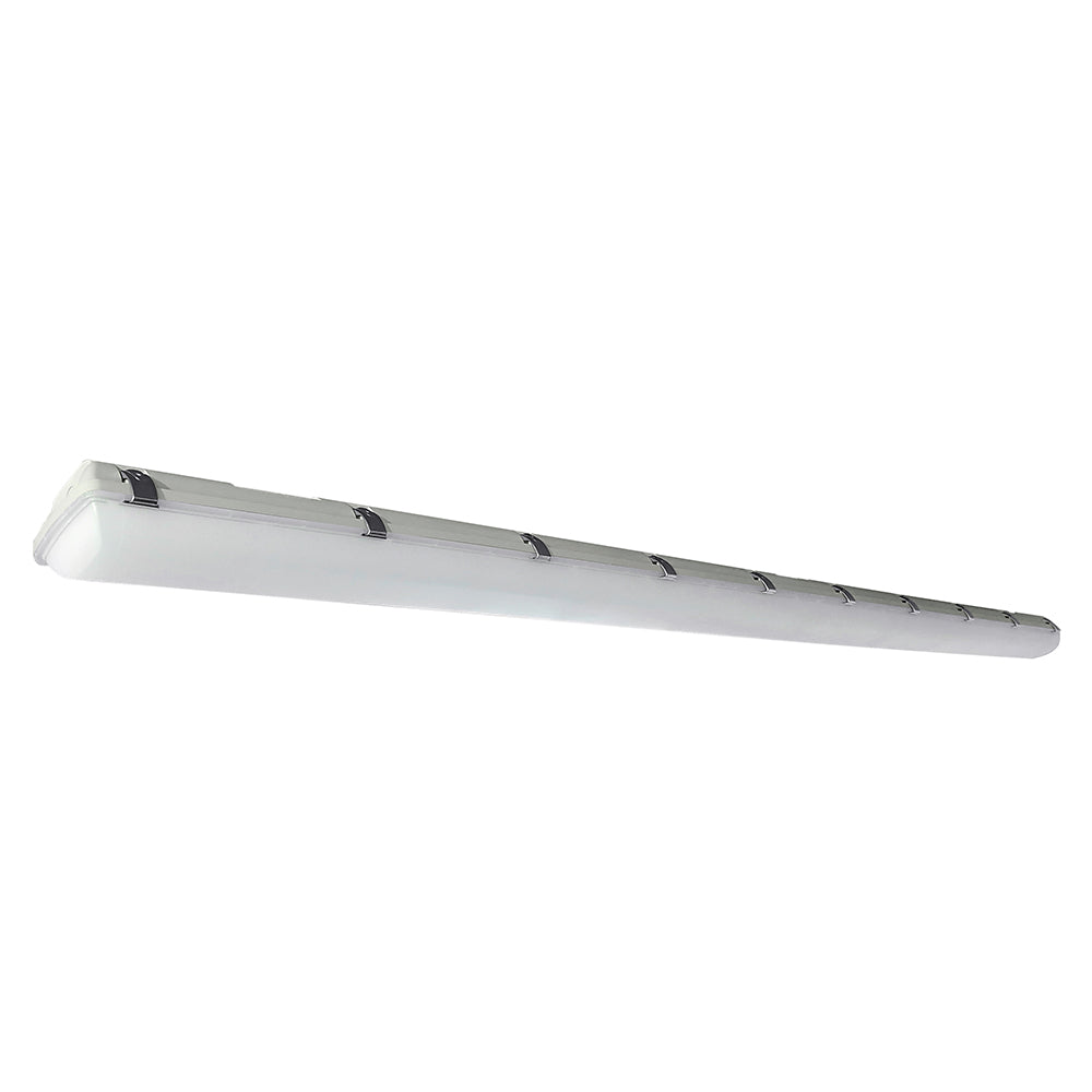 Selectable 8FT LED Vapor Tight Light AC120-277V WSD-VP8FT657590W27-3545K-G