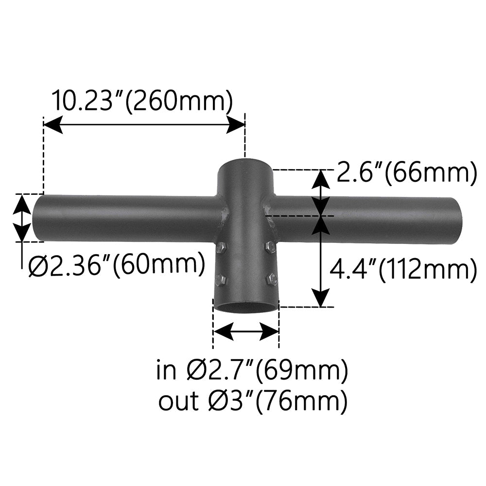 Twin Spoke Bracket 180° Arms WSD-SB2.5TW180-D