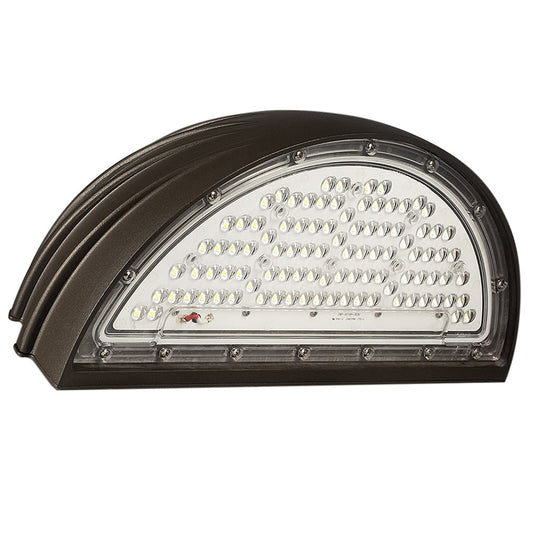 70W Football LED Full Cutoff Wall Pack, 4000K, AC120-277V, WSD-BWP07W27-40K-D-P-G2.