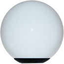 Post Top White Globe | 12 inches | Replacement Globe - Lighting of Tomorrow 