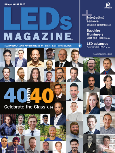 Congratulations to our CEO and Founder Andersen Zapata for Receiving the 40 under 40  from LEDs Magazine