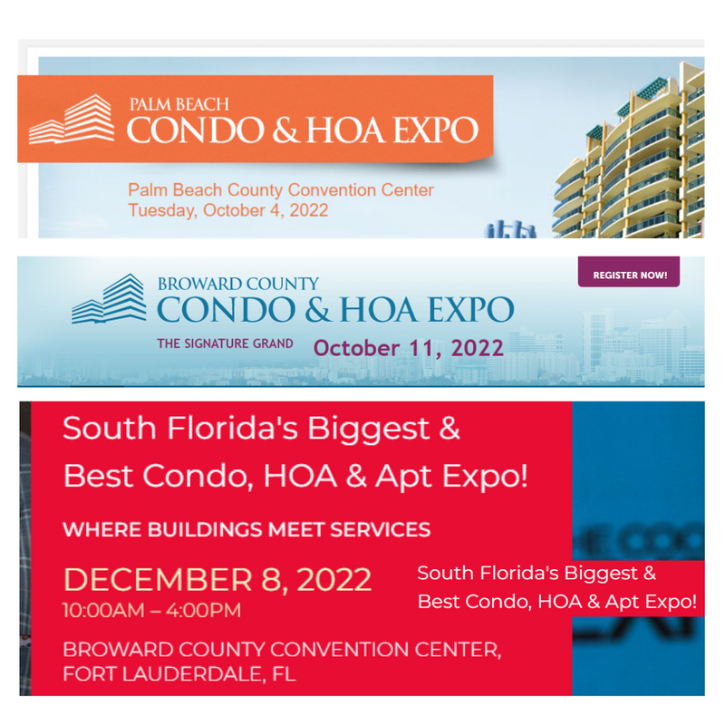 Lighting of Tomorrow will be attending the HOA & Condo Expos (October 2022)