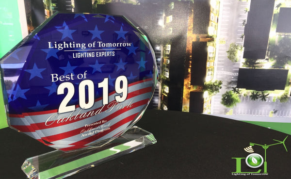 Best of Oakland Park 2019 - Lighting of Tomorrow Receives Award for Best Lighting Expert