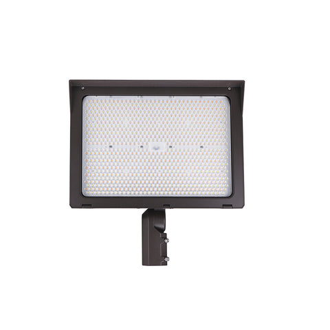 UNION | LED Flood Light | Adj Watt 300W/400W/500W | 77500 Lumens | Adj CCT 3K/4K/5K | 120-277Vac | Slip Fitter / Yoke Mount / U-Bracket Included | IP65 | UL & DLC Listed - Lighting of Tomorrow 