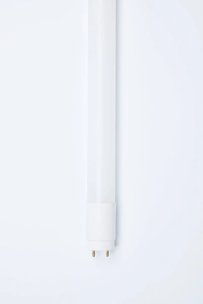 Image of a 4ft LED T8 tube, dual mode (Type A & B) with frosted glass for direct replacement or ballast bypass.