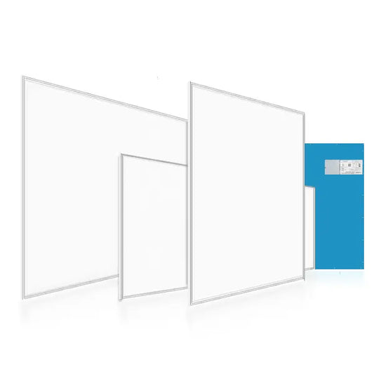 Image of a 1ft x 4ft LED edgelit panel, 25W, 5000K, 3250 lumens, with an isolated external power supply.