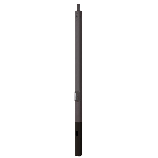 15 Foot 4 Inch Direct Burial Straight Square Steel Pole 11G