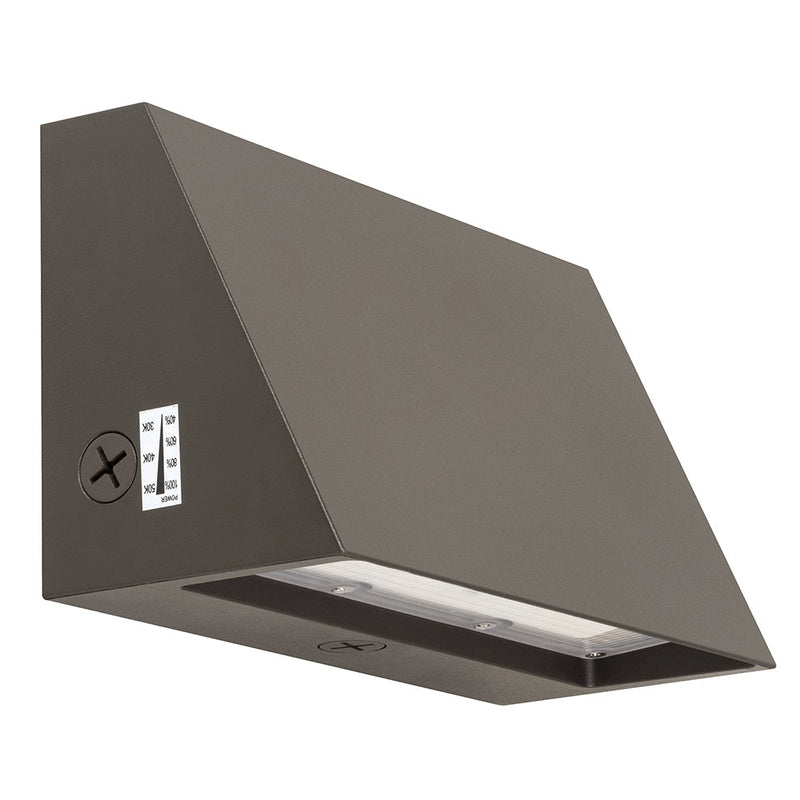 12W-30W Selectable LED Architectural Wall Pack Light with Photocell AC120-277V WSD-AFW12182430W27-345K-D-P - Lighting of Tomorrow 