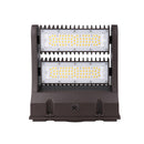 PARKER | LED Rotatable Wall Pack | Adj Watt 80W/100W/120W | 16527Lm | 5000K | 120-277V | Bronze Housing | IP65 | UL & DLC Listed - Lighting of Tomorrow 