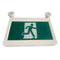 H3 | LED Running Man Combo Safety Exit Sign | 4W | 6000-7000K | Green | 120-347V | 3.6V 1000mAh Ni-Cd Battery | Single & Double Face | UL Listed - Lighting of Tomorrow 
