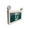 H3 | LED Running Man Combo Safety Exit Sign | 4W | 6000-7000K | Green | 120-347V | 3.6V 1000mAh Ni-Cd Battery | Single & Double Face | UL Listed - Lighting of Tomorrow 