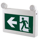 H3 | LED Running Man Combo Safety Exit Sign | 4W | 6000-7000K | Green | 120-347V | 3.6V 1000mAh Ni-Cd Battery | Single & Double Face | UL Listed - Lighting of Tomorrow 