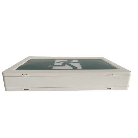 H3 | LED Running Man Safety Exit Sign | 3.5W | 6000-7000K | Green | 120-347V | 3.6V 2000mAh Ni-Cd Battery | Single & Double Face | UL Listed - Lighting of Tomorrow 
