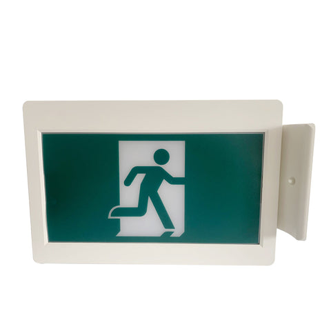 H3 | LED Running Man Safety Exit Sign | 3.5W | 6000-7000K | Green | 120-347V | 3.6V 2000mAh Ni-Cd Battery | Single & Double Face | UL Listed - Lighting of Tomorrow 