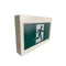 H3 | LED Running Man Safety Exit Sign | 3.5W | 6000-7000K | Green | 120-347V | 3.6V 2000mAh Ni-Cd Battery | Single & Double Face | UL Listed