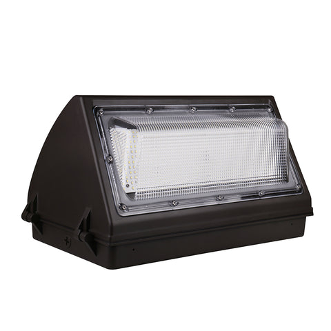 RAD | LED Wall Pack | Adj Watt 150W/180W/200W | 19500-26000Lm | 5000K | 100V-277V | Bronze Housing | Built in Photocell | IP65 | UL & DLC Listed