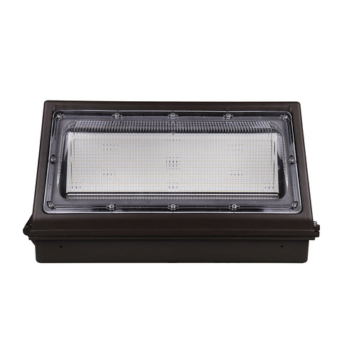 RAD | LED Wall Pack | Adj Watt 150W/180W/200W | 19500-26000Lm | 5000K | 100V-277V | Bronze Housing | Built in Photocell | IP65 | UL & DLC Listed