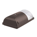 FLINT | LED Mini Wall Pack | 20 Watt | 2745 Lumens | 5000K | 120V-277V | Bronze Housing | IP65 | UL & DLC Listed - Lighting of Tomorrow 