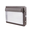 ZION 2nd Gen | LED Wall Pack | Adj Watt 80W/100W/120W | 16200 Lumens | Adj CCT 3000K/4000K/5000K | 120V-277V | Built-in Photocell | Bronze Housing | IP65 | UL & DLC Listed