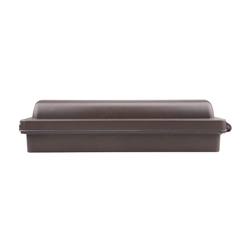 ZION 2nd Gen | LED Wall Pack | Adj Watt 80W/100W/120W | 16200 Lumens | Adj CCT 3000K/4000K/5000K | 120V-277V | Built-in Photocell | Bronze Housing | IP65 | UL & DLC Listed