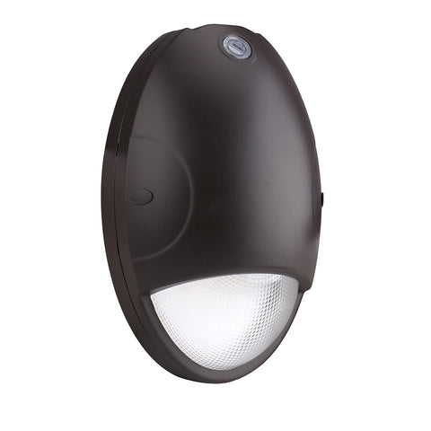 LEAD | LED Mini Wall Pack | 15 Watt | 2010 Lumens | 5000K | 120V-277V | Bronze Housing | Built-in Battery Backup 5W-90min | IP65 | UL & DLC Listed - Lighting of Tomorrow 