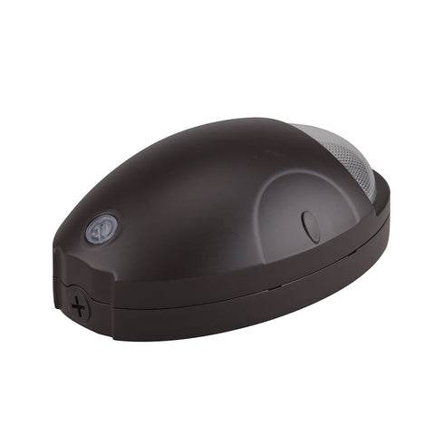 LEAD | LED Mini Wall Pack | 15 Watt | 2010 Lumens | 5000K | 120V-277V | Bronze Housing | Built-in Battery Backup 5W-90min | IP65 | UL & DLC Listed - Lighting of Tomorrow 