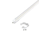 ZELL | LED T8 Tube | 60 Watt | 7800 Lumens | 6500K | 100V-277V | 8ft | Striped Lens | Double Ended Power | ETL Listed - Lighting of Tomorrow 