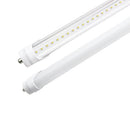 ZELL | LED T8 Tube | 60 Watt | 7800 Lumens | 5000K | 100V-277V | 8ft | Frosted Lens | Double Ended Power | ETL & DLC Listed