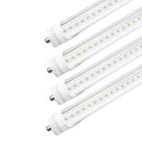 ZELL | LED T8 Tube | 60 Watt | 7800 Lumens | 6500K | 100V-277V | 8ft | Striped Lens | Double Ended Power | ETL Listed - Lighting of Tomorrow 