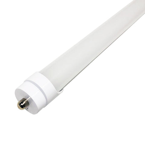 ZELL | LED T8 Tube | 60 Watt | 7800 Lumens | 5000K | 100V-277V | 8ft | Frosted Lens | Double Ended Power | ETL & DLC Listed
