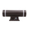 NOME | LED Up & Down Wall Sconce | Adj Watt 10W/20W/30W | 3150 Lumens | Adj CCT 3000K/ 4000K/ 5000K | 120-277V | Built-In-Photocell | Bronze Housing | IP65 | UL & DLC Listed - Lighting of Tomorrow 