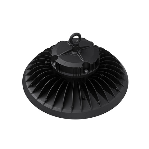 TAHOE | LED UFO High Bay | Adj Watt 200W/240W/300W | 49500 Lumens | Adj CCT 4000K/5000K/5700K | 120-277Vac | Black Housing | IP65 | UL & DLC Listed