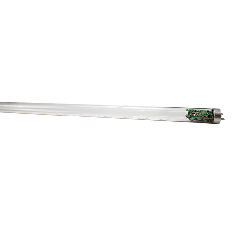 MR | LED T8 Glass Tube | 18 Watt | 2700 Lumens | 5000K | 120-277V | 4ft | Clear Lens | Type A+B | Single & Double Ended Power | UL & DLC Listed