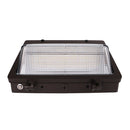 SANTAFE | LED Wall Pack | Adj Watt 76W/105W/125W | 16250 Lumens | Adj CCT 3000K/4000K/5000K | 120-277Vac | Bronze Housing | IP65 | UL & DLC Listed