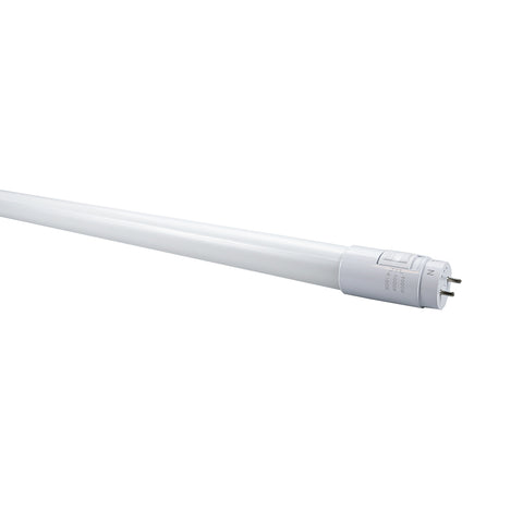 GLACIER | LED T8 Glass Tube | 18 Watt | 2250 Lumens | Adj CCT 4000K/5000K/6500K | 120-277Vac | 4ft | Frosted Lens | Type A+B | Double Ended Power | ETL & DLC Listed